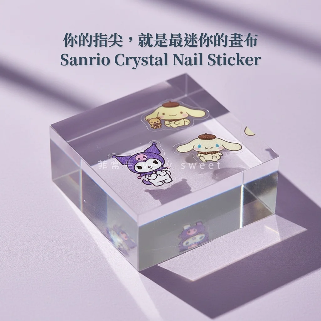 三麗鷗晶鑽指甲貼