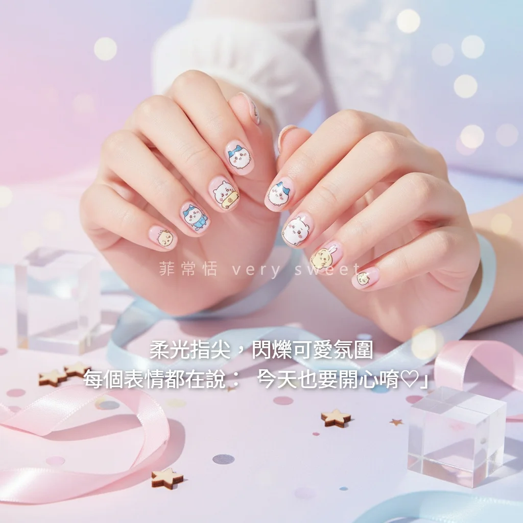 吉伊卡哇指甲貼