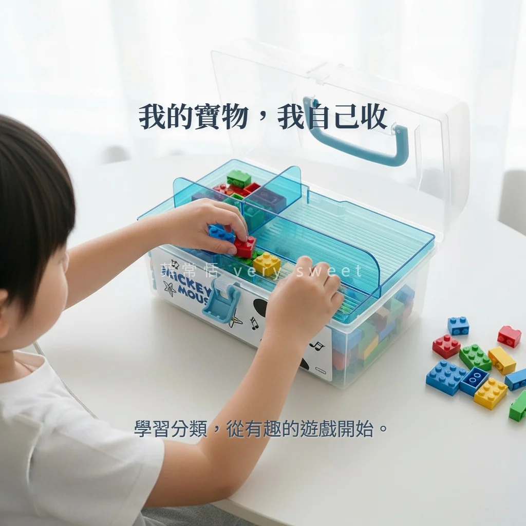 迪士尼手提收納箱